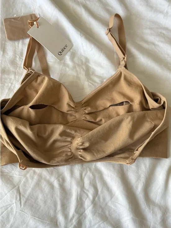 Quince maternal Tan Wireless Everyday Bralette - Picture 2 of 6